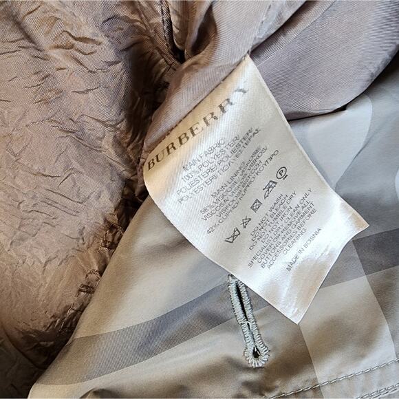 BURBERRY BRIT LONDON TRENCH COAT SIZE 4 - Picture 11 of 16